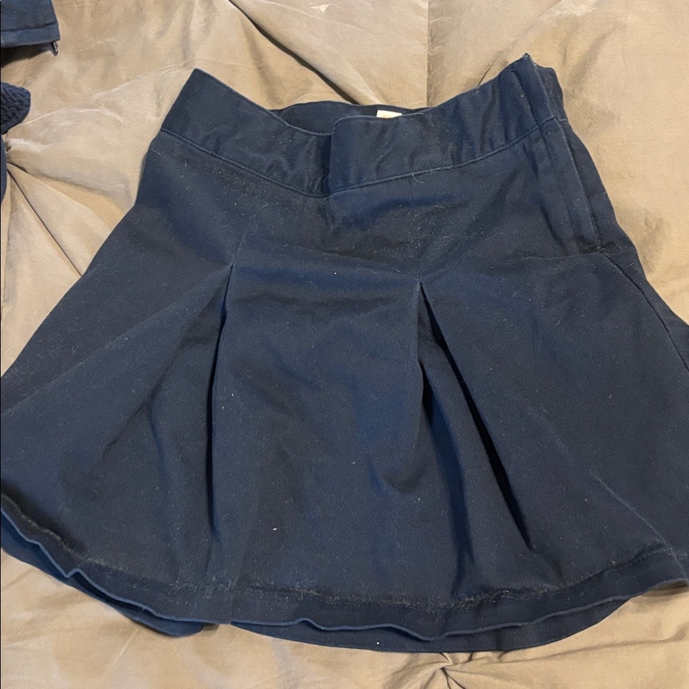 Cat & Jack Navy Blue School Uniform Skort